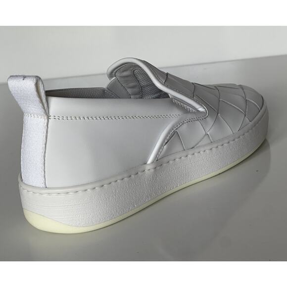 Bottega Veneta Rubber Sole Calf Leather Optic White Shoes 7 US 578303 9122 NIB main image 12